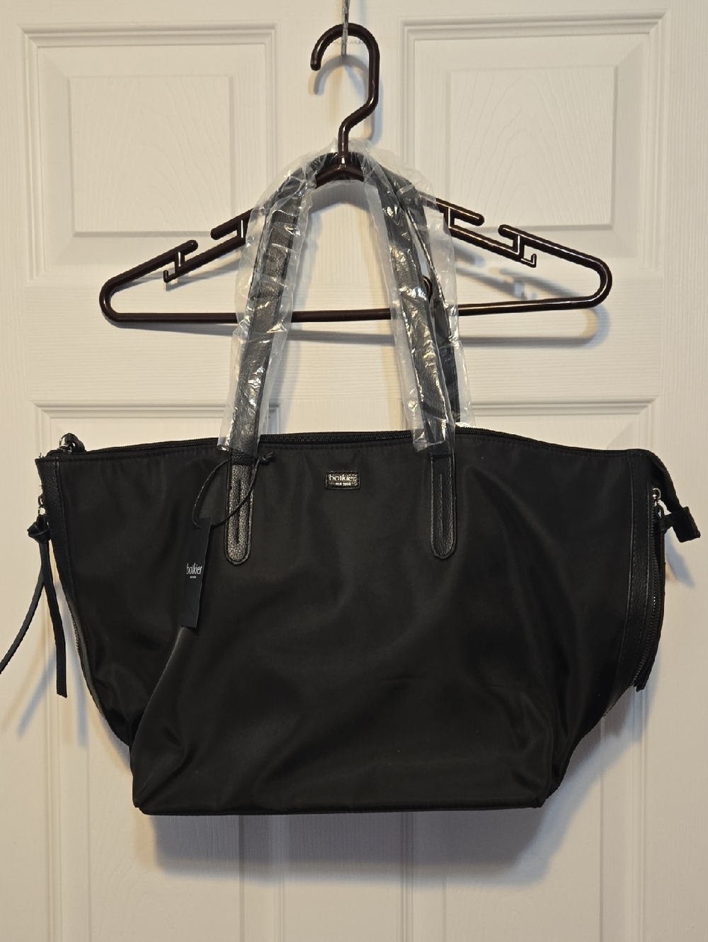 Botkier Black Nylon Tote with Top Handles NWT